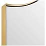 Uttermost Mallorca 40" Wide x 72" High Brass Wall Mirror