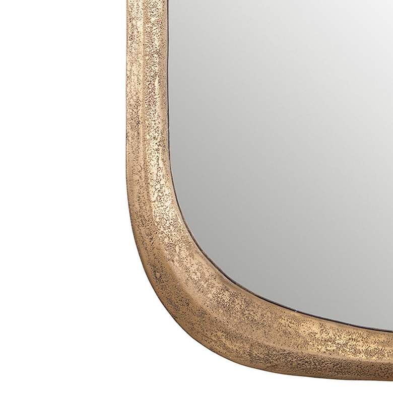 Image 4 Uttermost Malone Brass 24" x 36 1/2" Wall Mirror more views