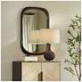 3_Uttermost Malone Bronze 24" x 36 1/2" Wall Mirror more views