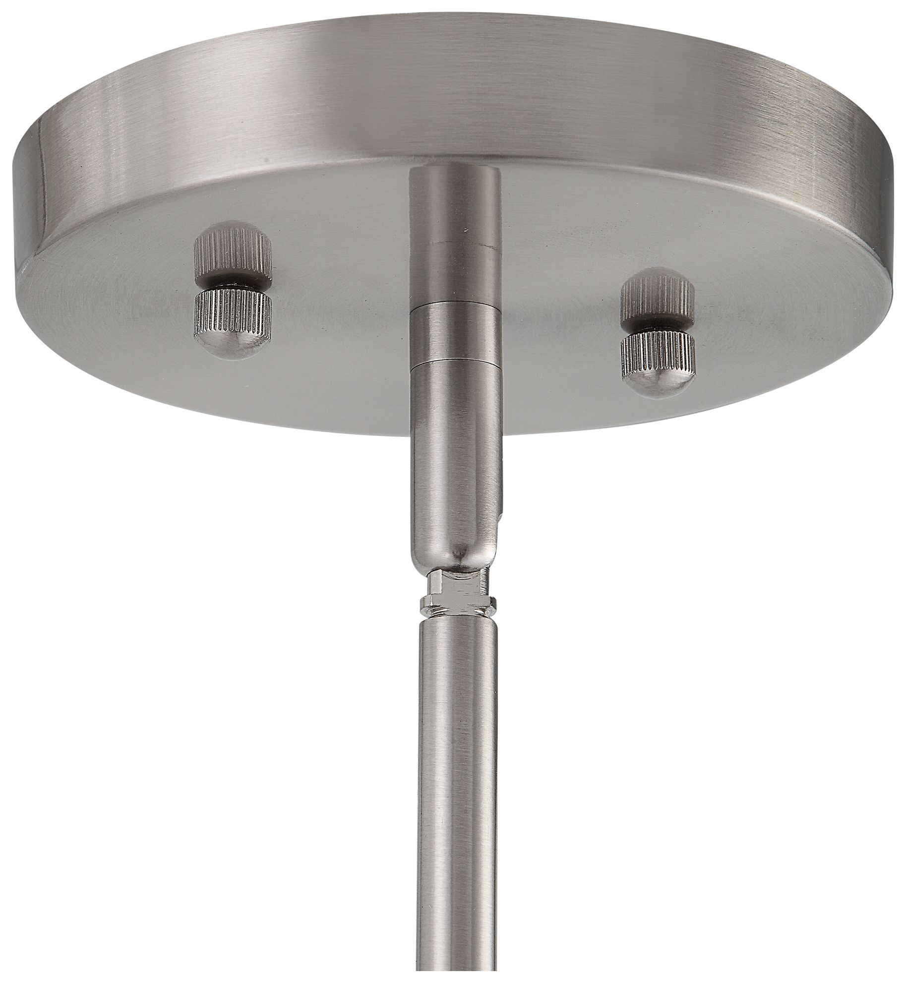 Uttermost Manheim 6" Wide Satin Nickel Cylinder Mini Pendant