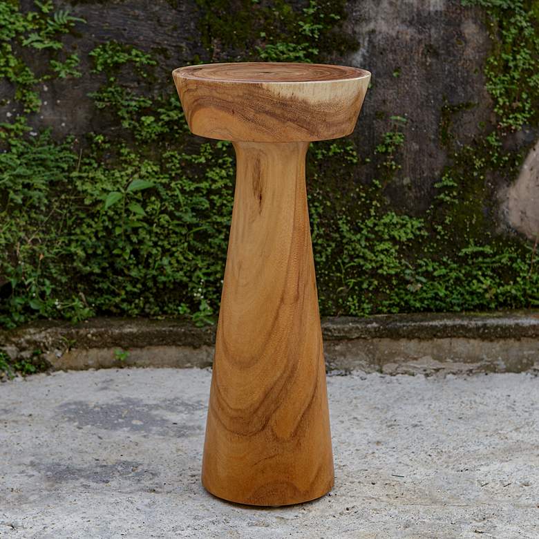 Image 4 Uttermost Mano 24 1/2" High Natural Martini Table more views