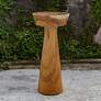 4_Uttermost Mano 24 1/2" High Natural Martini Table more views