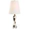 Uttermost Marcela 25" Black and White Marble Buffet Lamp