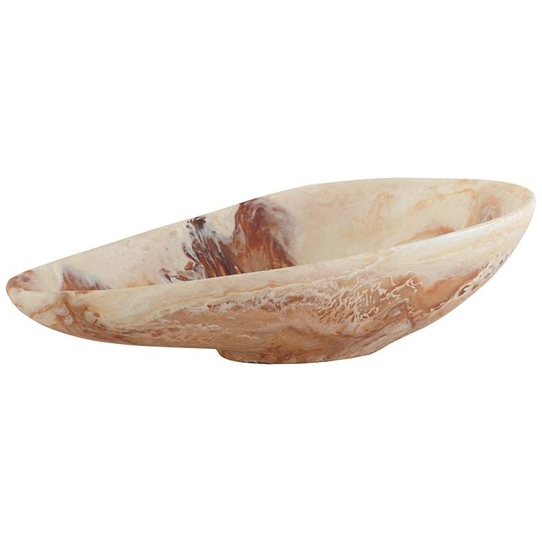 Image 2 Uttermost Marchena Caramel Swirl Decorative Bowl