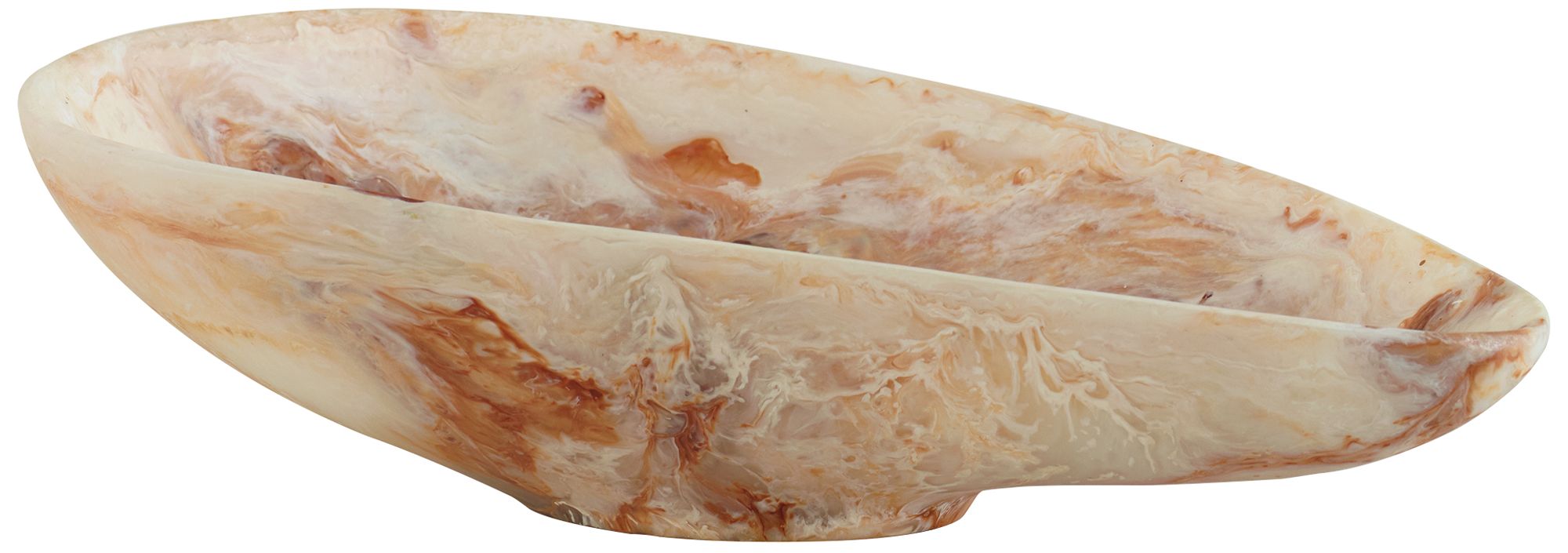 Image 5 Uttermost Marchena Caramel Swirl Decorative Bowl more views
