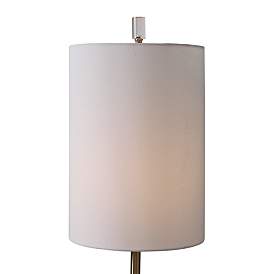 Image3 of Uttermost Margo 33 1/4" Steel and Crystal Buffet Table Lamp more views