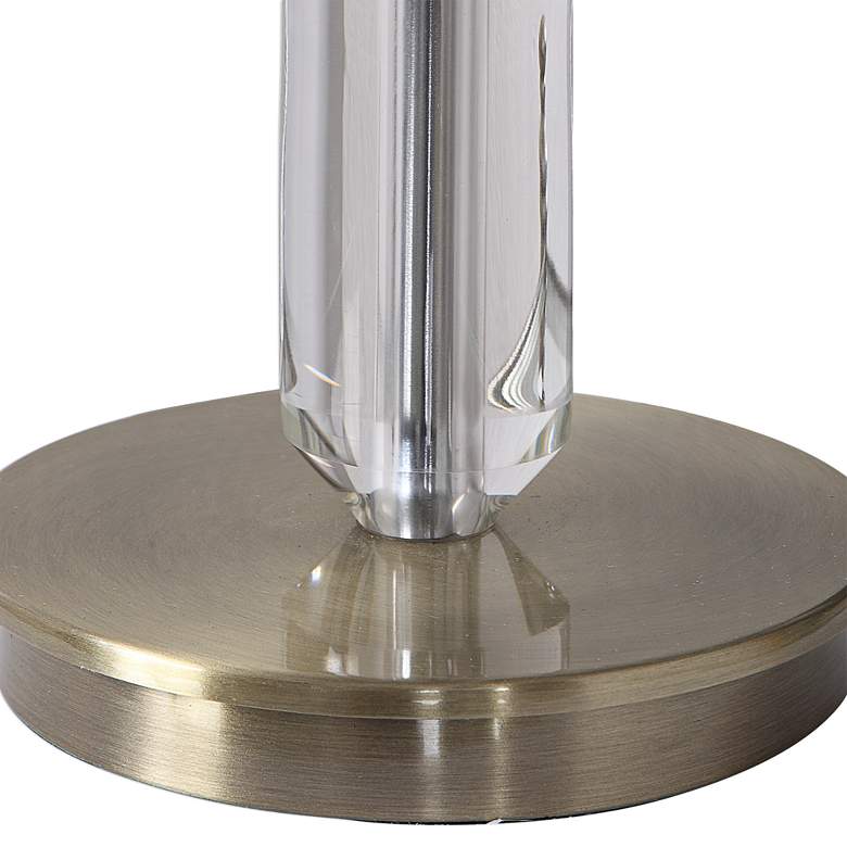 Image 5 Uttermost Margo 33 1/4" Steel and Crystal Buffet Table Lamp more views