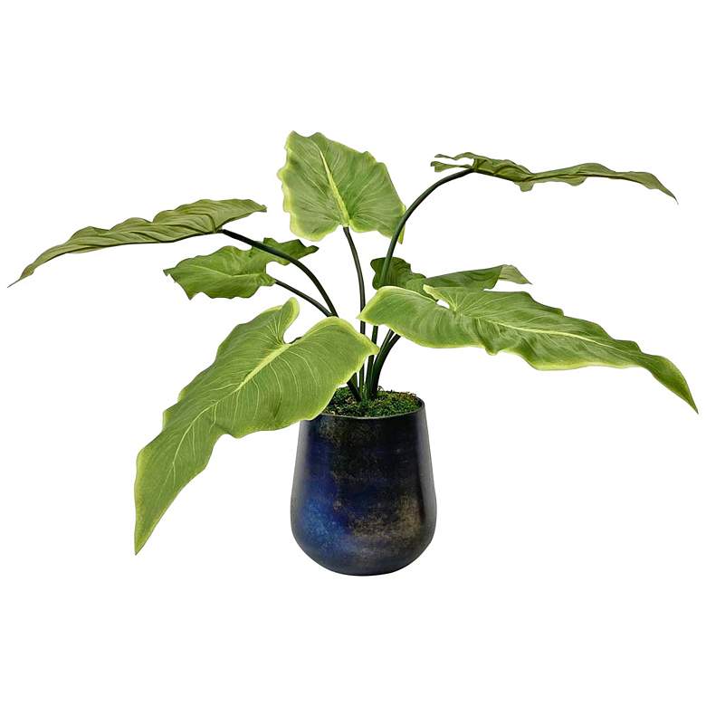 Image 2 Uttermost Mari Green Calla Lily Foliage 25" Wide Faux Plant