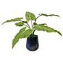 Uttermost Mari Green Calla Lily Foliage 25" Wide Faux Plant