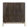 2_Uttermost Marico 34" High Ebony and Gold Console Cabinet