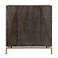 Uttermost Marico 34" High Ebony and Gold Console Cabinet