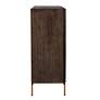 6_Uttermost Marico 34" High Ebony and Gold Console Cabinet more views