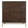 Uttermost Marico 34" High Ebony and Gold Console Cabinet