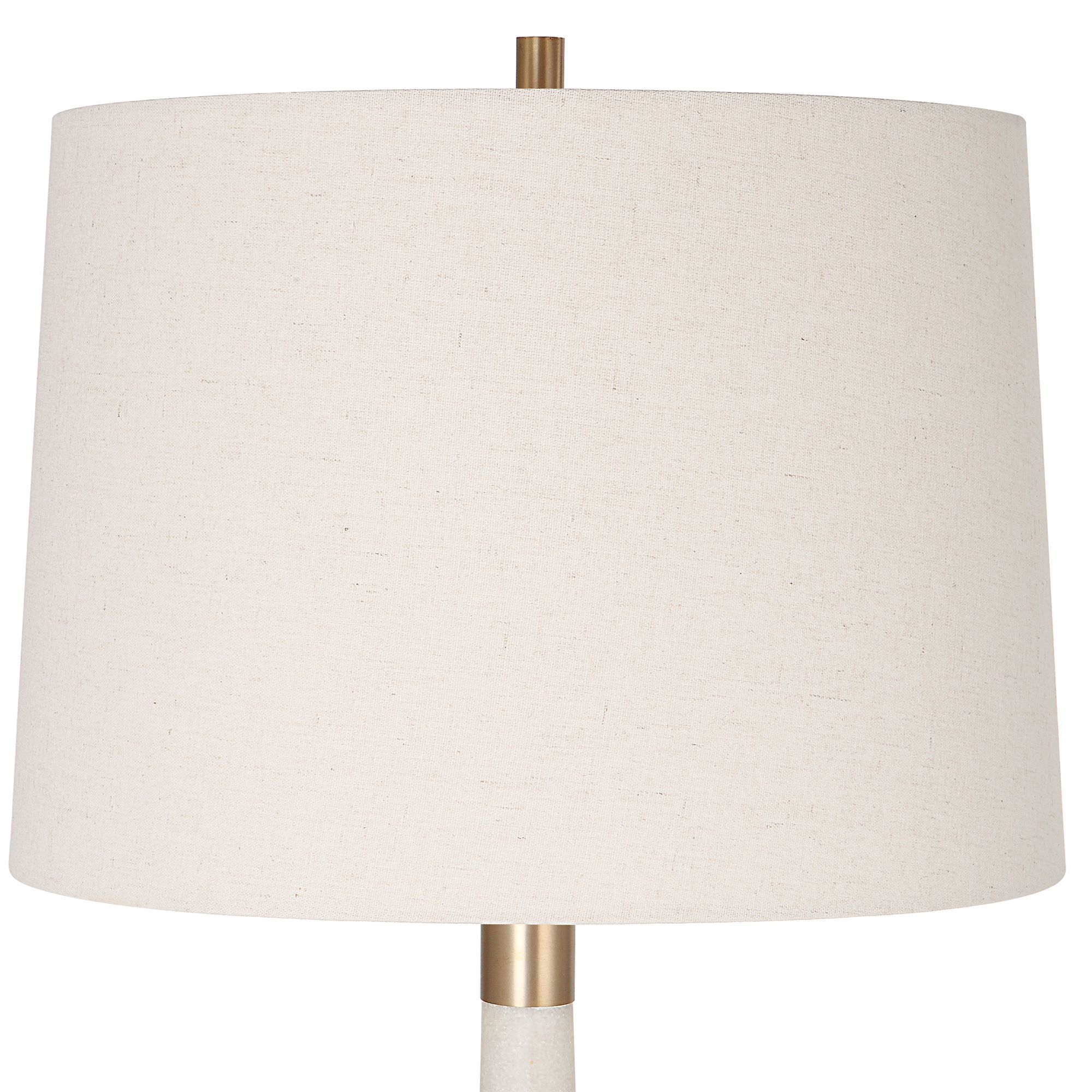 Image 3 Uttermost Marille 35 1/2" Modern Faux Ivory Stone Buffet Table Lamp more views