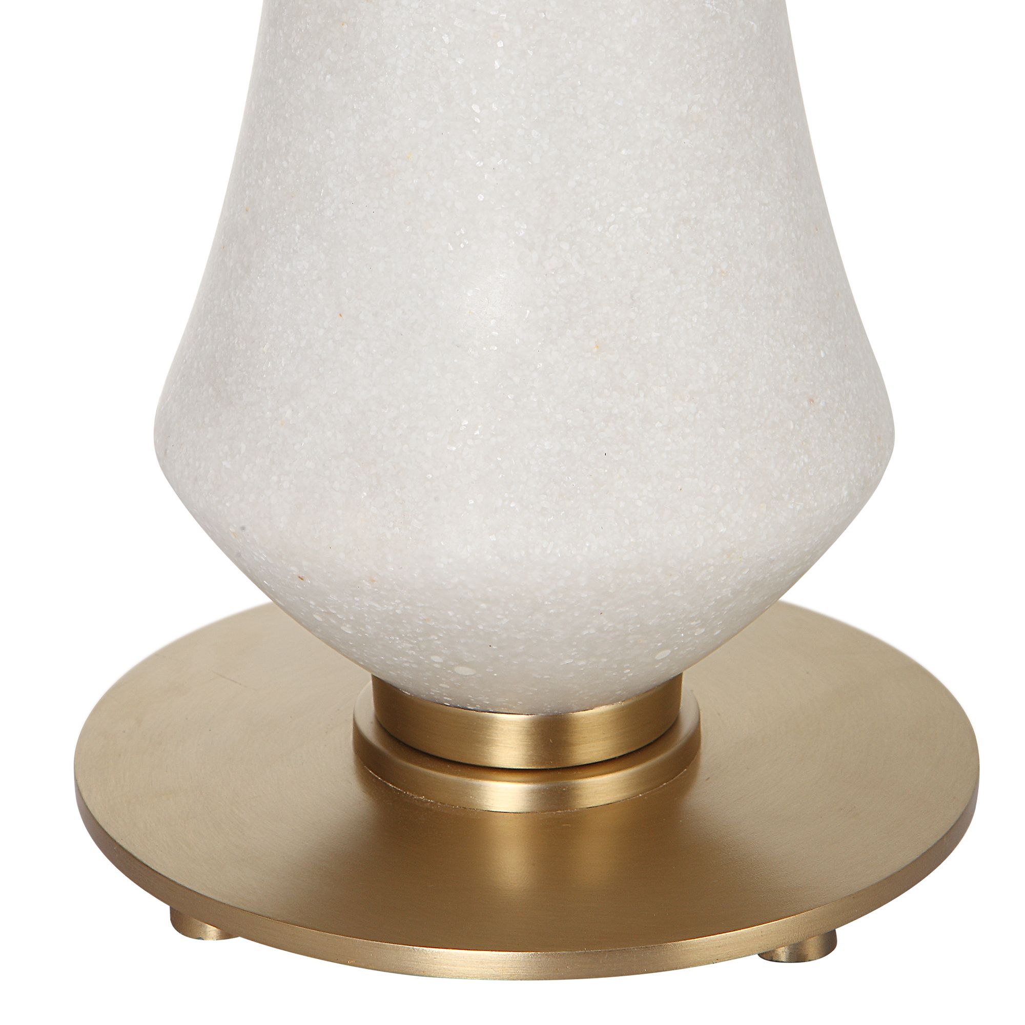 Image 4 Uttermost Marille 35 1/2" Modern Faux Ivory Stone Buffet Table Lamp more views
