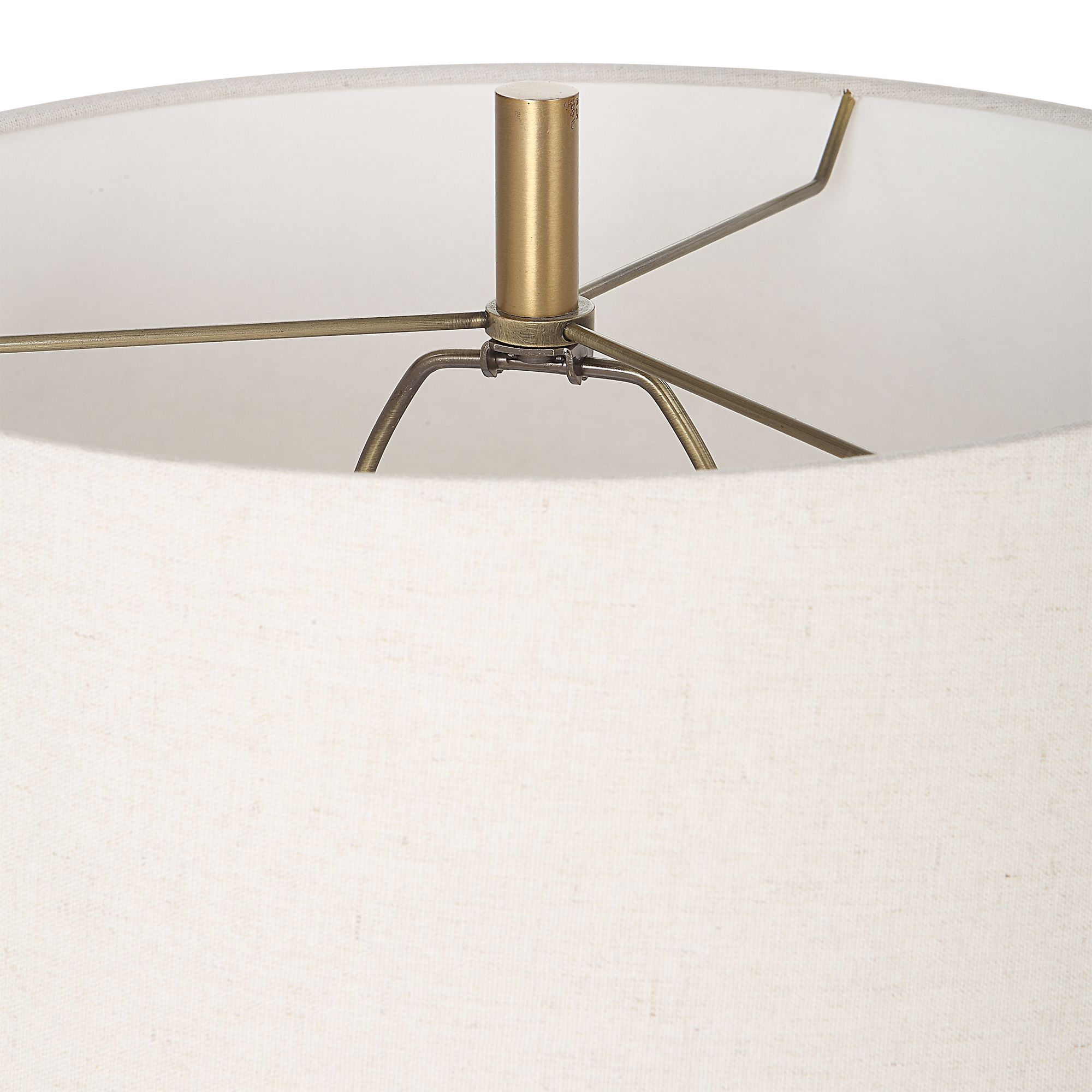 Image 5 Uttermost Marille 35 1/2" Modern Faux Ivory Stone Buffet Table Lamp more views