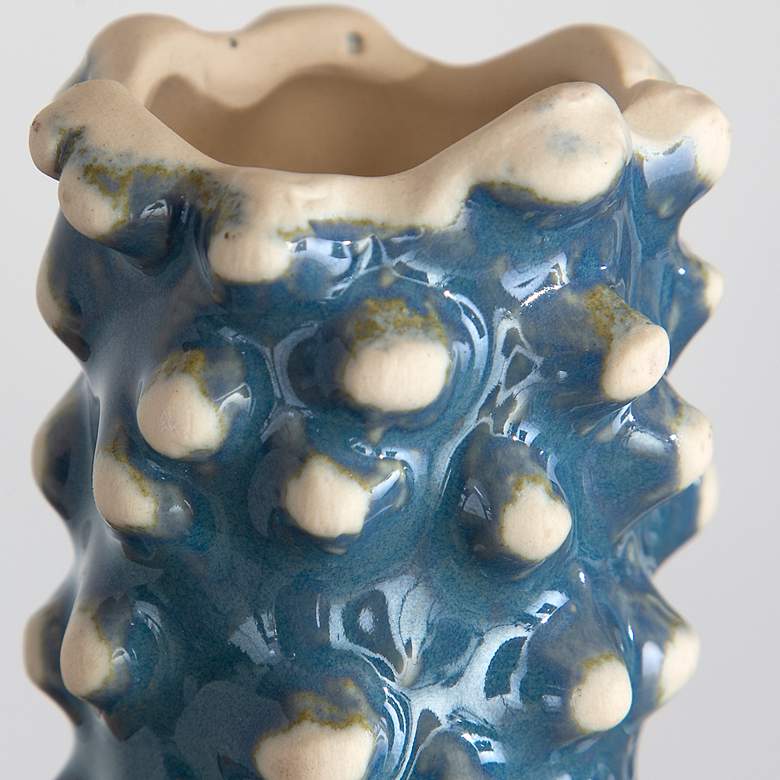 Uttermost Markira Blue White Ceramic 3-Piece Sculptures Set more views