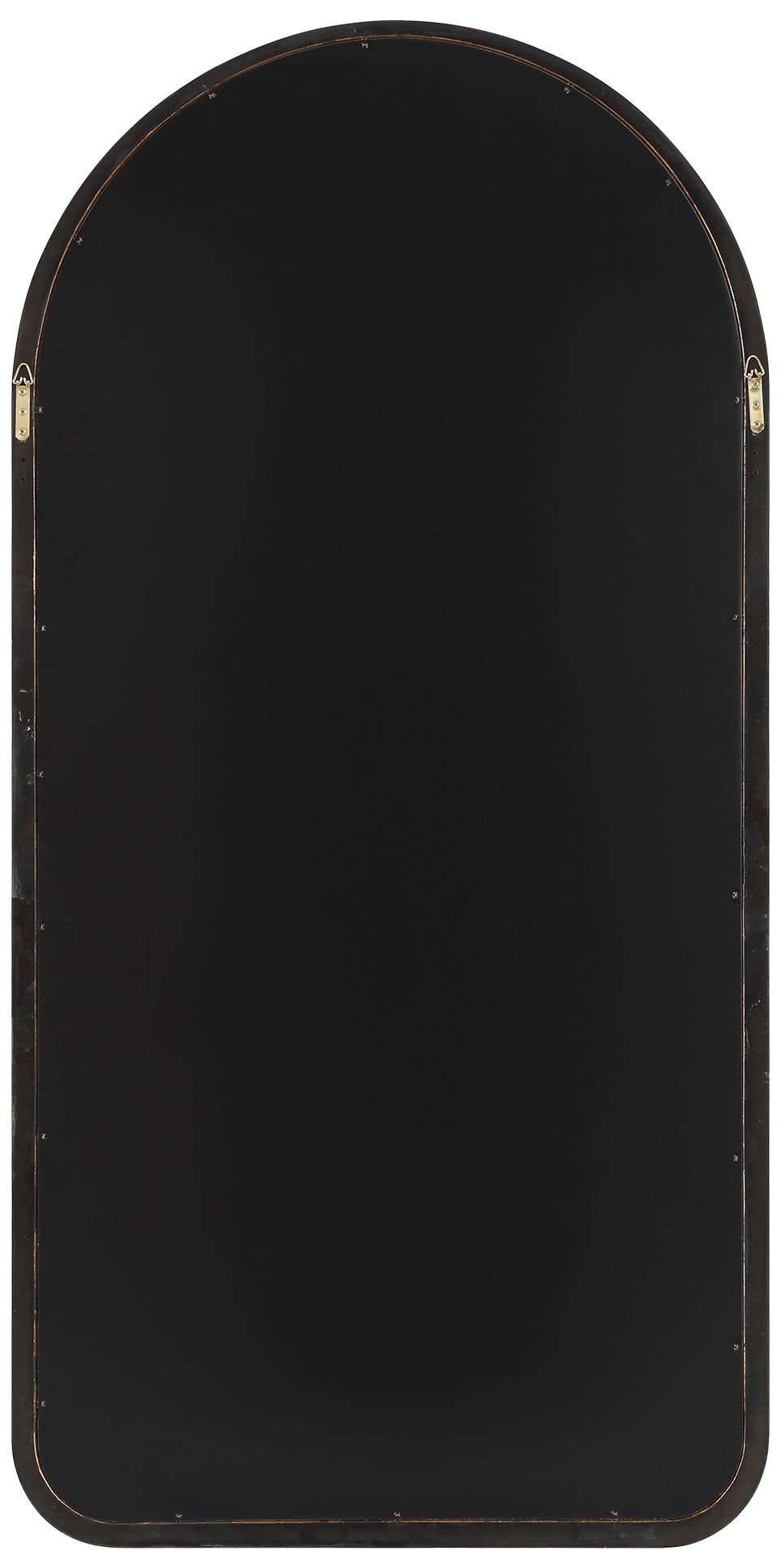 Image 6 Uttermost Marvell 36" x 72" Antique Gold Arch Framed Mirror more views