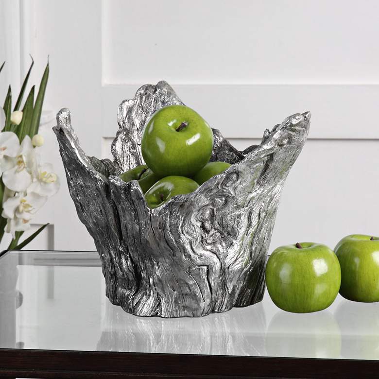 Image 1 Uttermost Massimo Metallic Silver Decorative Bowl