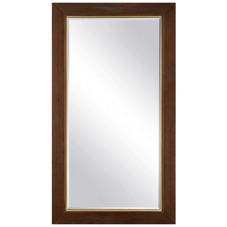 Image 2 Uttermost Matheson 37 3/4" x 68" Dark Brown Mirror