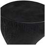 5_Uttermost Mattison 24" H Black Teak Wood Drink Table more views