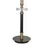 Uttermost Maud Traditional Aged Black and Crystal Table Lamp