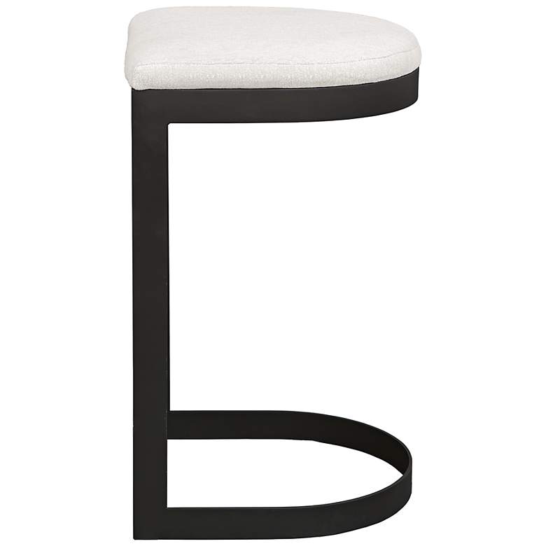 Image 5 Uttermost Maude 30" High Black and White Outdoor Bar Stool more views