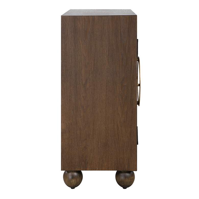 Image 5 Uttermost Mayenne 31 1/2" Wide Oak Wood 2-Door Cabinet more views