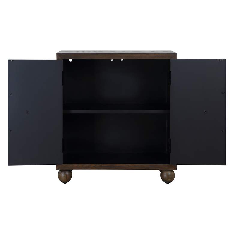 Image 6 Uttermost Mayenne 31 1/2" Wide Oak Wood 2-Door Cabinet more views