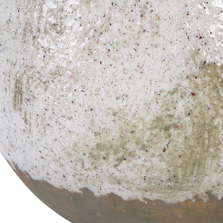 Image 4 Uttermost Medan Taupe and Dove Gray Ceramic Table Lamp more views