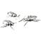 Uttermost Meet the Beetles 3-Piece Silver Figurines Set