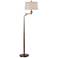 Uttermost Melini 66" Tapered Steel Swing Arm Floor Lamp