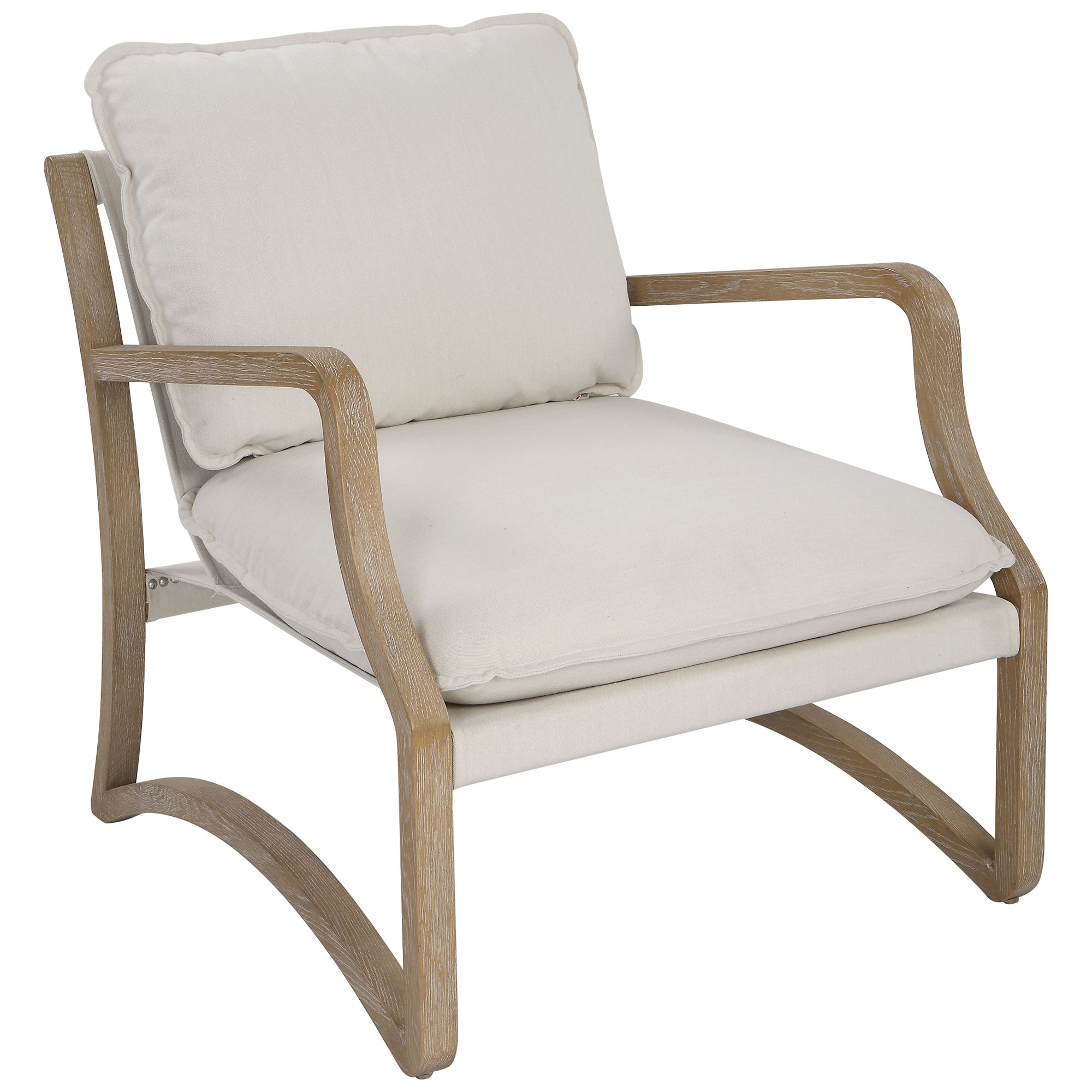Image 6 Uttermost Melora Natual Accent Chair more views