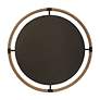 6_Uttermost Melville Rust Black 36 1/4" Round Wall Mirror more views