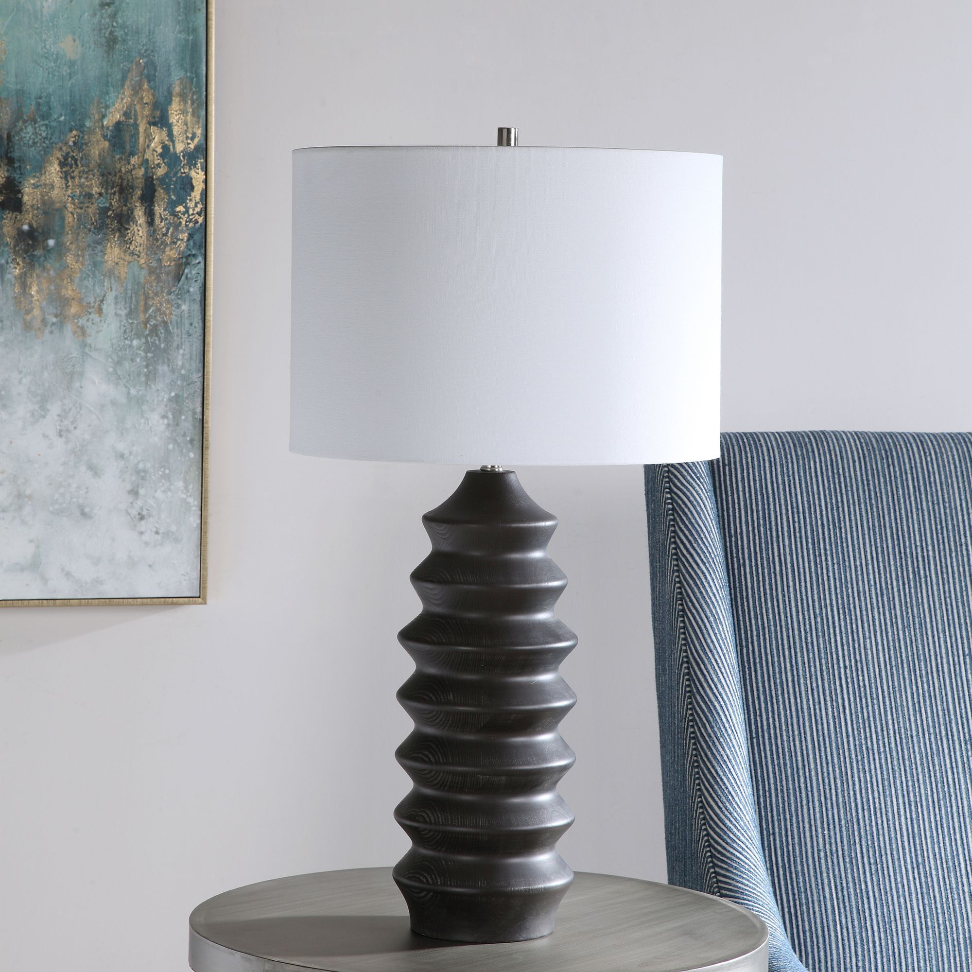 rustic black table lamps