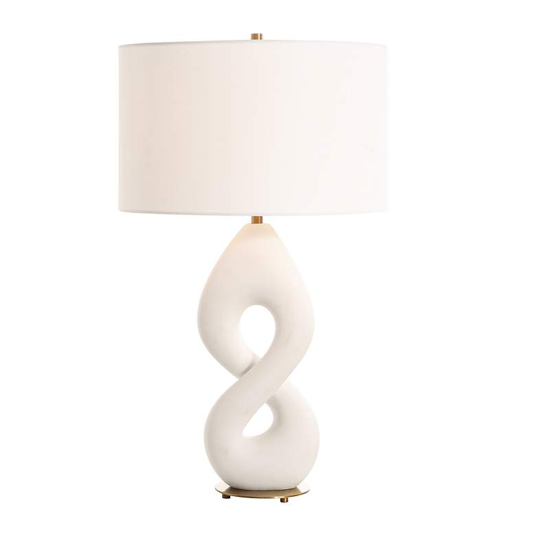 Image 2 Uttermost Meridian 29" High Ivory Table Lamp