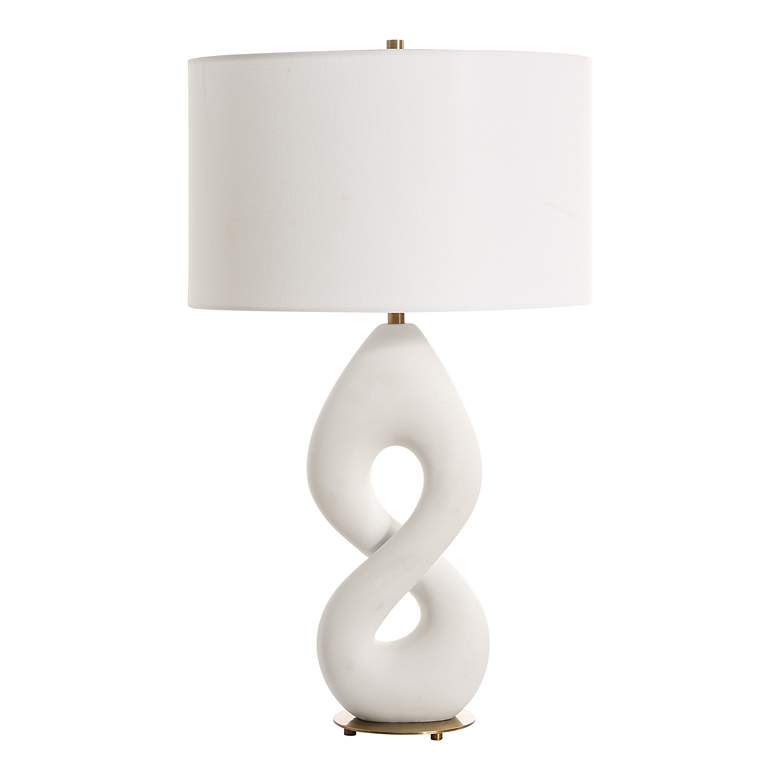 Image 4 Uttermost Meridian 29" High Ivory Table Lamp more views