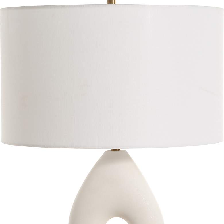 Image 5 Uttermost Meridian 29" High Ivory Table Lamp more views