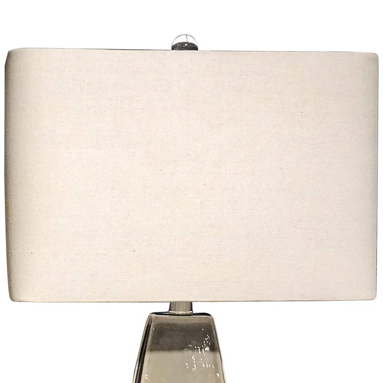 Uttermost Michalla Worn Charcoal Ceramic Table Lamp more views