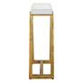 6_Uttermost Midas 24" Wide Antique Gold Accent Table more views