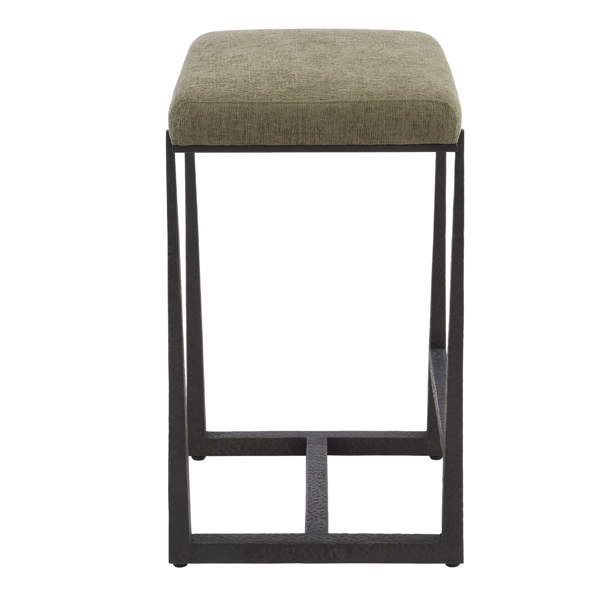 Image 5 Uttermost Midas 26" Bronze and Moss Counter Stool more views