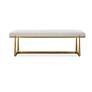 2_Uttermost Midas 60" Wide Driftwood Toned Fabric Accent Bench