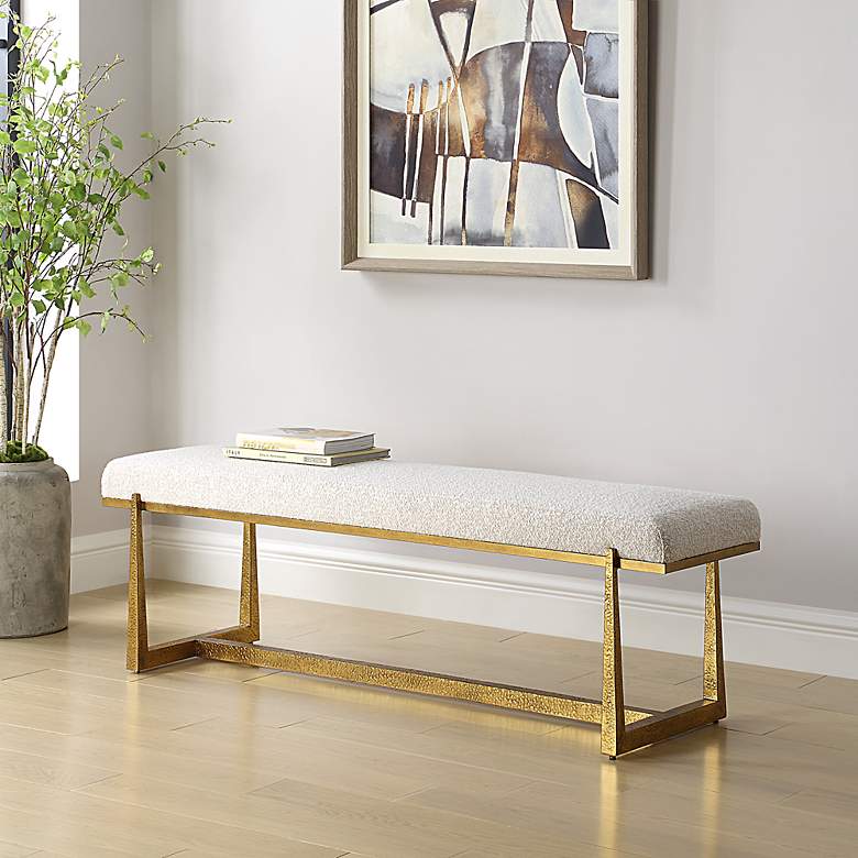 Image 1 Uttermost Midas 60" Wide Bench