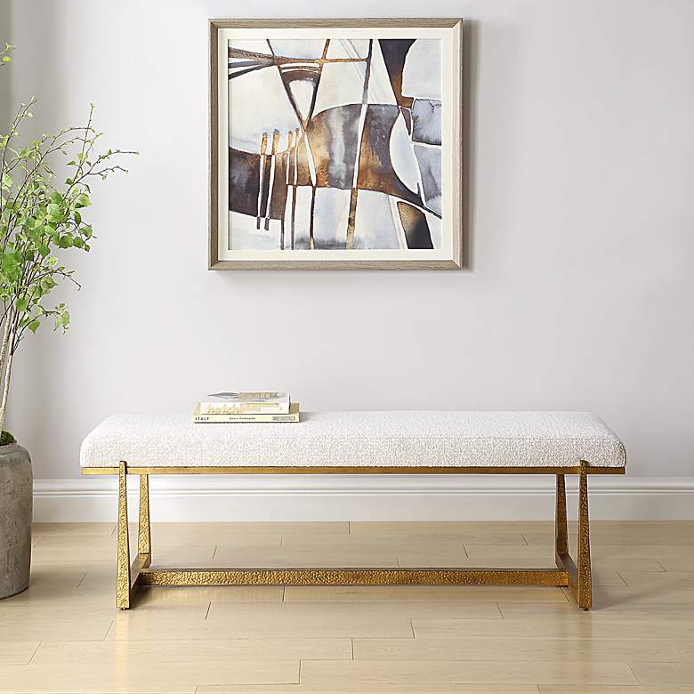 Image 3 Uttermost Midas 60" Wide Bench more views