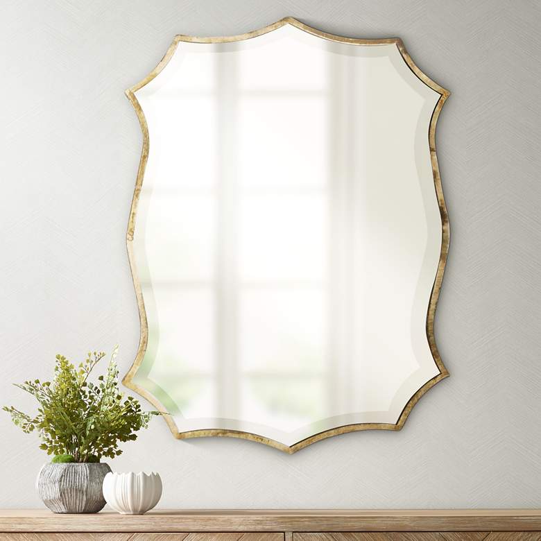 Image 1 Uttermost Migiana Oxidized Nickel 23 inch x 30 inch Wall Mirror