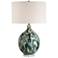 Uttermost Mihaela 27" Green and Ivory Ceramic Table Lamp