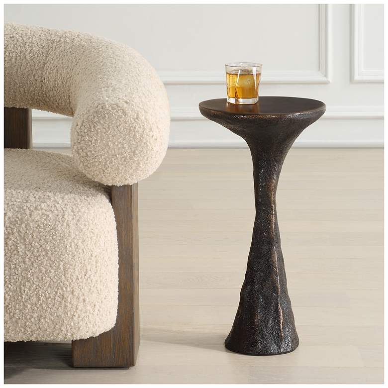 Image 3 Uttermost Milan 22" High Outdoor Drink Table more views