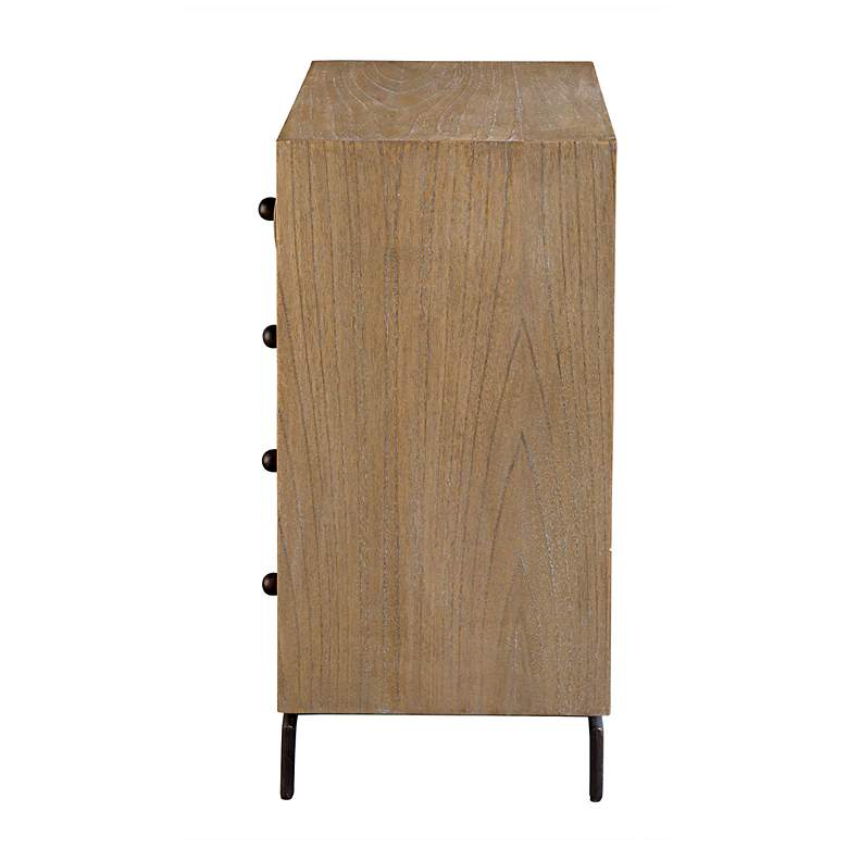 Image 5 Uttermost Millard 4 Drawer Mindi Wood Chest more views
