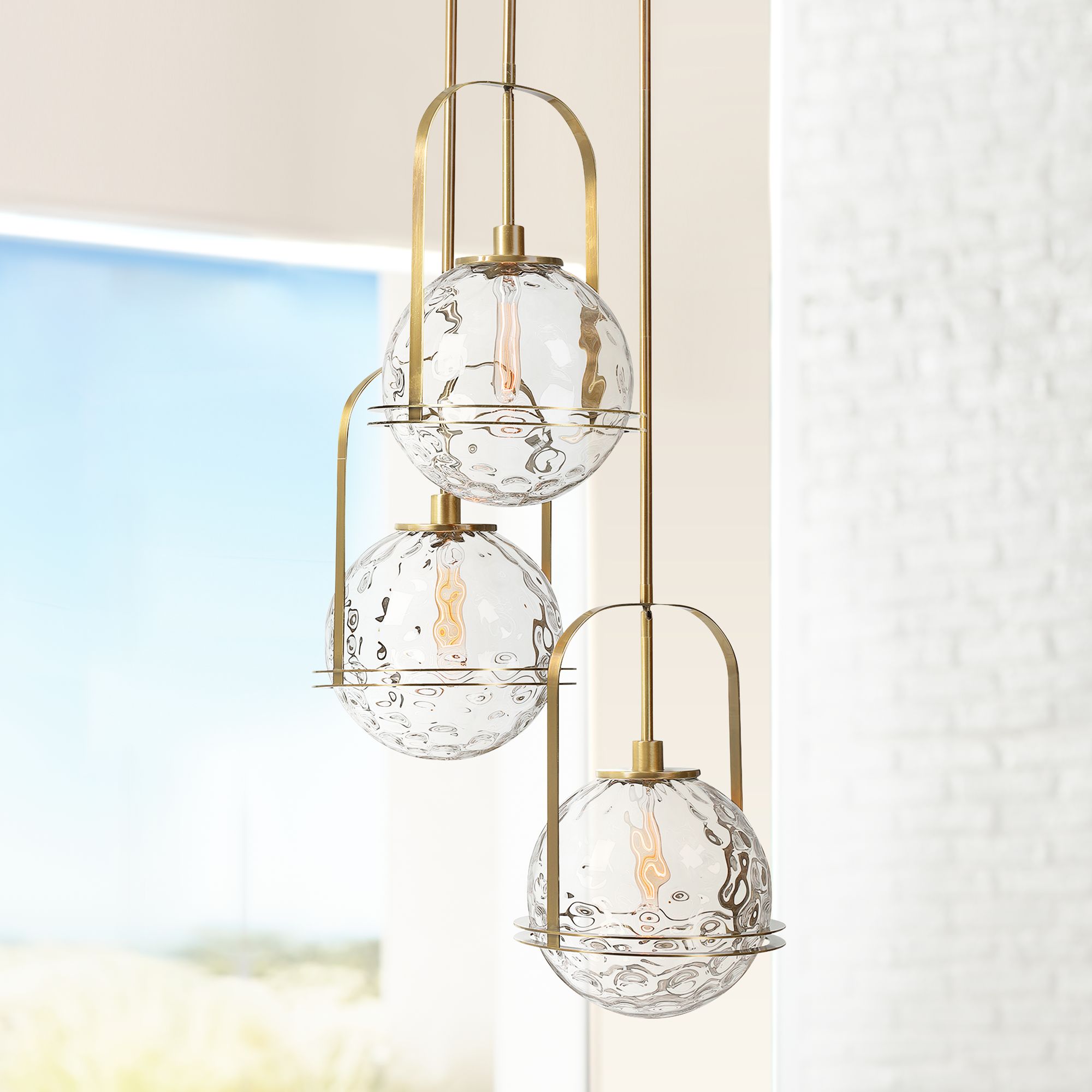 3 pendant cluster light