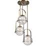5_Uttermost Mimas 24" Wide Brass 3-Light Cluster Pendant Light more views